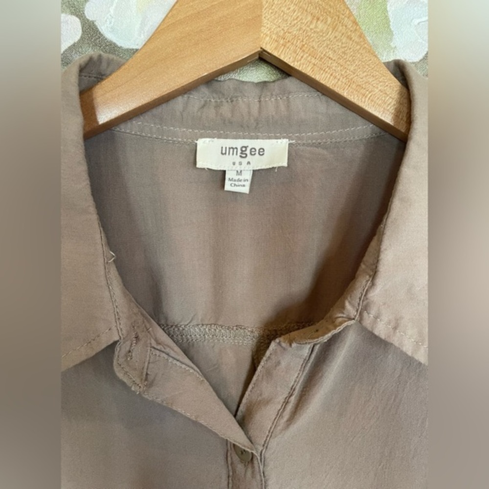 Umgee Brown High-Low Tunic Top - Picture 11 of 11